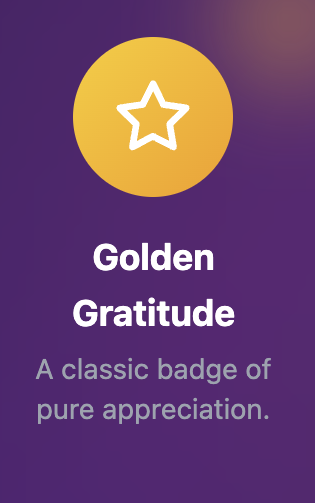 'Golden Gratitude'