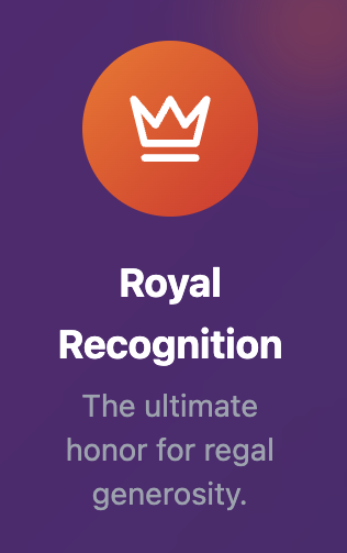 'Royal Recognition'